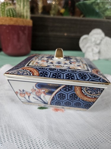Porzellan deckeldose imari - deckeldose,
