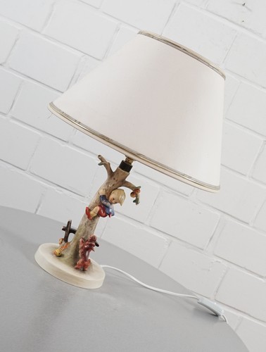 Hummel porzellan tischlampe - porzellan,