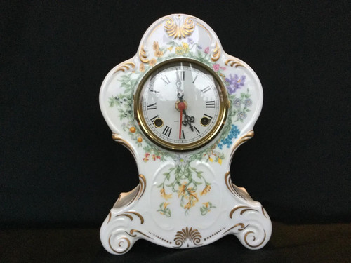 Porzellan tischuhr horloge - tischuhr,, l'horloge