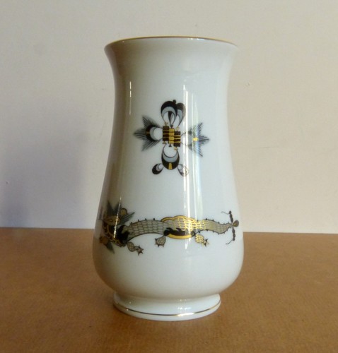 Meissen vase schwarzer reicher - vase,