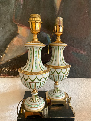 Paar mangani tischlampen - paar, g.