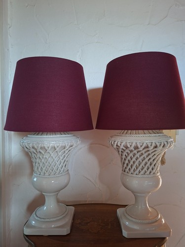 Porzellan lampen paar - lampen,