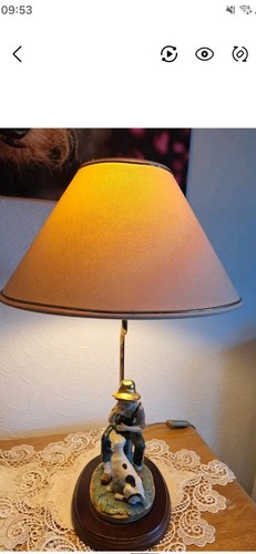 Tischlampe mit porzellan - mit,