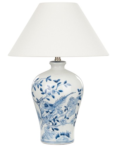 Tischlampe porzellan blau - tischlampe,