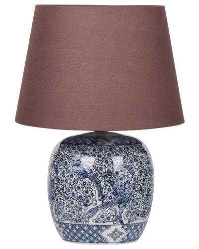 Tischlampe porzellan blau - blau, /
