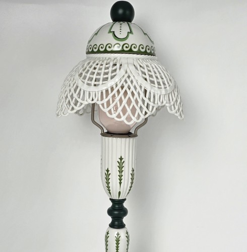 Porzellan tischlampe mangani - tischlampe,