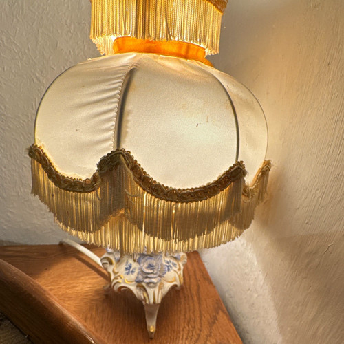 Tischlampe porzellanfuß - tischlampe,